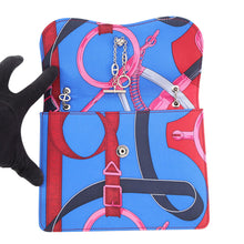 Load image into Gallery viewer, HERMES Catenina Blue/Multicolor Silk
