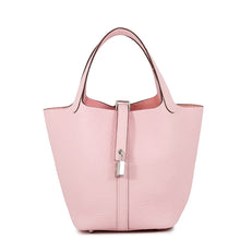 Load image into Gallery viewer, HERMES Picotin Lock Rose Sakura Taurillon Clemence Size PM
