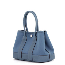 Load image into Gallery viewer, HERMES Neo Garden Blue Tempete Toile Officier Negonda Leather Size 23
