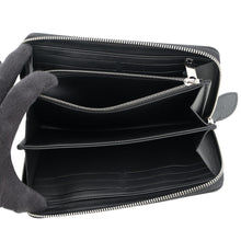将图像加载到图库查看器中，LOUIS VUITTON Zippy Wallet NoirM61867 Monogram Mahina
