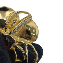 将图像加载到图库查看器中，CHANEL Camellia EarringABD305-B16659-NX996 Gold Plated Color Stone Rhinestone
