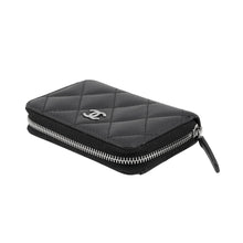 Load image into Gallery viewer, CHANEL Matelassé Classic Zip Coin Purse BlackAP0216-Y01588-C3906 Caviar Leather
