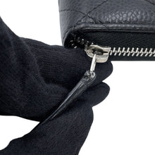 Load image into Gallery viewer, CHANEL Matelassé Classic Zip Coin Purse BlackAP0216-Y01588-C3906 Caviar Leather
