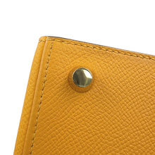 Load image into Gallery viewer, HERMES Kelly SPO Jaune d'or/Blue Royal Epsom Size 25
