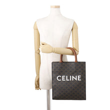 Load image into Gallery viewer, CELINE Vertical hippopotamus Brown191542BZK PVC Leather Size Small
