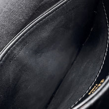 将图像加载到图库查看器中，CELINE Triomphe Boubas Claire 2-way Bag Black10L063GCJ.38NO Leather Size Mini
