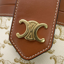 Load image into Gallery viewer, CELINE Tambour Shoulder Bag Brown/Beige195192 Leather PVC
