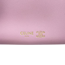 将图像加载到图库查看器中，CELINE Trio Flap Shoulder Bag Dirty Pink10P862O86.24DP Lambskin
