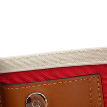 Load image into Gallery viewer, Christian Louboutin Nastrolbi Tote E/W Natural32352335504 Canvas Leather Size Small
