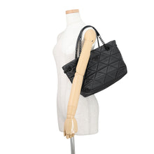 Load image into Gallery viewer, PRADA Nappa Stitch Chain Tote Bag Black1BG298 Leather
