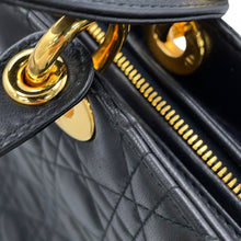 Load image into Gallery viewer, Dior Cannage Lady Dior Black Lambskin Size Large

