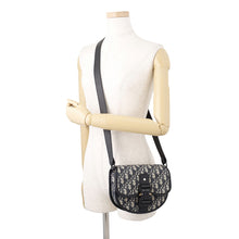 Load image into Gallery viewer, Dior Gallop Oblique Shoulder Bag Beige/Black1ADPO033YKY_H27E Leather Canvas Size Mini
