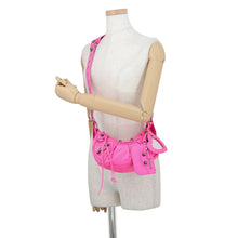 将图像加载到图库查看器中，BALENCIAGA Le Cagoule Shoulder Bag Pink671309 Leather Size XS
