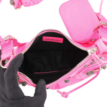 将图像加载到图库查看器中，BALENCIAGA Le Cagoule Shoulder Bag Pink671309 Leather Size XS
