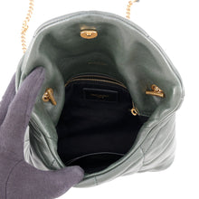 Load image into Gallery viewer, SAINT LAURENT PARIS Loulou Puffer Green620333 Leather

