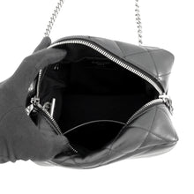 Load image into Gallery viewer, SAINT LAURENT PARIS Matelassé Loulou Bowling Bag Black574102 Leather Size Small
