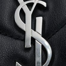 Load image into Gallery viewer, SAINT LAURENT PARIS Matelassé Loulou Bowling Bag Black574102 Leather Size Small
