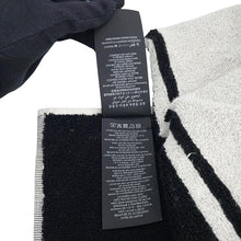 将图像加载到图库查看器中，SAINT LAURENT PARIS Rive Gauche Beach Towel Bag Black/White735067 Cotton
