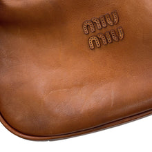 Load image into Gallery viewer, MIUMIU Wonder Hobo Bag Brown5BC125_2IER_F0046 Leather Size Small
