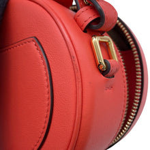 将图像加载到图库查看器中，FENDI Orlock camera bag Red8BS058 Leather suede Size Small

