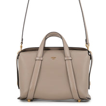 Load image into Gallery viewer, FENDI Boston 365 2-way Bag Greige8BL152 Leather Size Medium
