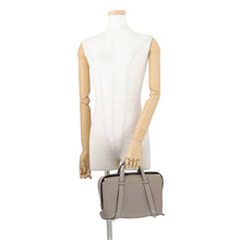 Load image into Gallery viewer, FENDI Boston 365 2-way Bag Greige8BL152 Leather Size Medium
