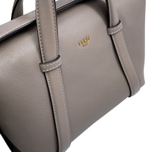 Load image into Gallery viewer, FENDI Boston 365 2-way Bag Greige8BL152 Leather Size Medium
