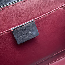 将图像加载到图库查看器中，GUCCI Sylvie 1969 Top Handle Bag Black589479 Enamel
