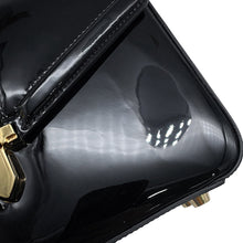 将图像加载到图库查看器中，GUCCI Sylvie 1969 Top Handle Bag Black589479 Enamel
