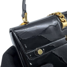 将图像加载到图库查看器中，GUCCI Sylvie 1969 Top Handle Bag Black589479 Enamel
