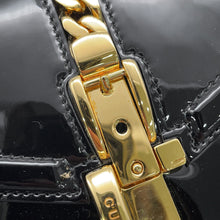 将图像加载到图库查看器中，GUCCI Sylvie 1969 Top Handle Bag Black589479 Enamel
