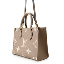 Load image into Gallery viewer, LOUIS VUITTON Onthego Tourterelle claimM45779 Bicolor Monogram Empreinte Leather Monogram Giant Size PM
