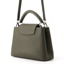 Load image into Gallery viewer, LOUIS VUITTON Capucines Khaki GreenM57227 Taurillon Leather Size BB
