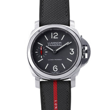 将图像加载到图库查看器中，PANERAI Luminor Tre Giorni Luna Rossa Stainless Steel CowchuckPAM01653

