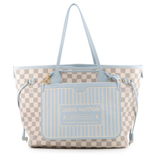 Load image into Gallery viewer, LOUIS VUITTON Neverfull・Inside Out Blue OrumpN40946 Damier Azur CowhideLeather Size MM
