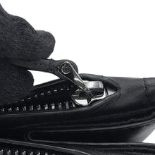将图像加载到图库查看器中，Ferragamo VIVA Bow Chain Tote Black210904 745114 Leather
