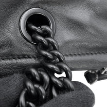 将图像加载到图库查看器中，Ferragamo VIVA Bow Chain Tote Black210904 745114 Leather
