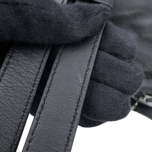 将图像加载到图库查看器中，Ferragamo VIVA Bow Chain Tote Black210904 745114 Leather
