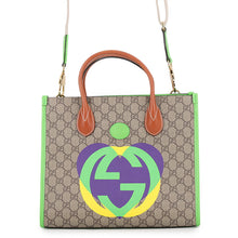 Load image into Gallery viewer, GUCCI GG Supreme 2WAYBag Beige/Ebony/Multicolor680956 PVC Leather
