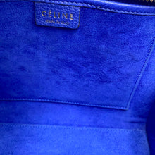将图像加载到图库查看器中，CELINE Luggage shopper Blue168243 Leather Size Nano
