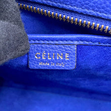 将图像加载到图库查看器中，CELINE Luggage shopper Blue168243 Leather Size Nano
