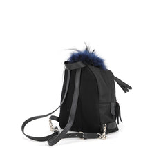 将图像加载到图库查看器中，FENDI Bugs Monster Backpack Black/Multicolor8BZ038 Nylon Leather

