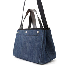 Load image into Gallery viewer, PRADA 2WAYBag Blue/Black1BG311 Denim Leather

