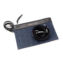 Load image into Gallery viewer, PRADA 2WAYBag Blue/Black1BG311 Denim Leather
