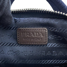Load image into Gallery viewer, PRADA Re-Nylon Phone Case Shoulder Navy/Brown2ZH194_384_F0C1B Nylon suede leather
