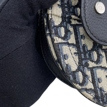 Load image into Gallery viewer, Dior Oblique Jacquard Saddle Pouch Beige/Black1ADPO095YKY_H28E Canvas Leather

