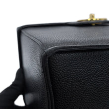 将图像加载到图库查看器中，CHANEL CC Logo 2WAY Vanity Case BlackA01999 caviar
