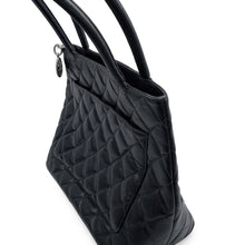 将图像加载到图库查看器中，CHANEL Medallion Tote BlackA01804 Caviar Leather
