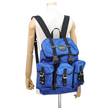 将图像加载到图库查看器中，GUCCI Off the Grid Backpack Blue/Black626160 GGNylon Canvas
