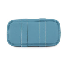 将图像加载到图库查看器中，HERMES Neo Garden New Blue Jean Negonda Leather Size 23
